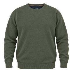 Knitted Crewneck Top Sage Green
