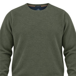 Knitted Crewneck Top Sage Green