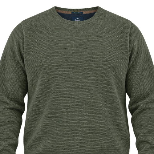 Knitted Crewneck Top Sage Green