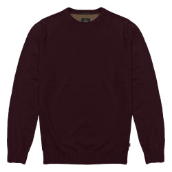 Knitted Crewneck Top Bordeaux