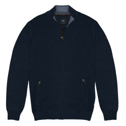 Knitted Cardigan Full-Zip  BLUE MARINE