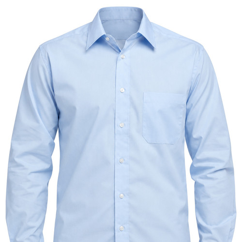 Easy Care Plain Office Shirt Sky Blue
