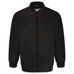 Padded Oxford Jacket Black