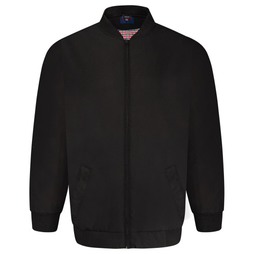 Padded Oxford Jacket Black