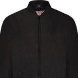 Padded Oxford Jacket Black