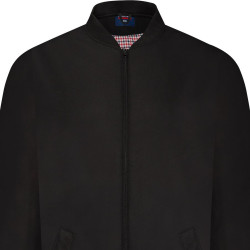 Padded Oxford Jacket Black