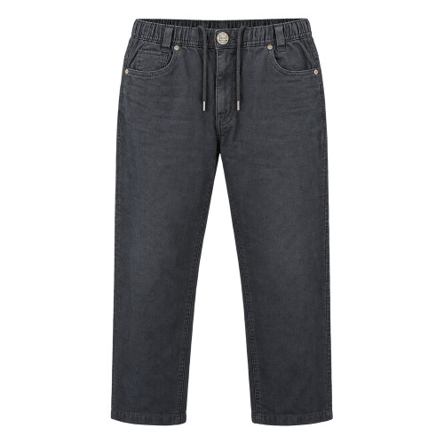 Elasticated Waist Stretchable Jeans Used Black