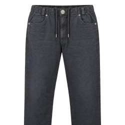Elasticated Waist Stretchable Jeans Used Black