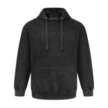 Hooded Top Washed Black