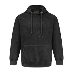 Hooded Top Washed Black