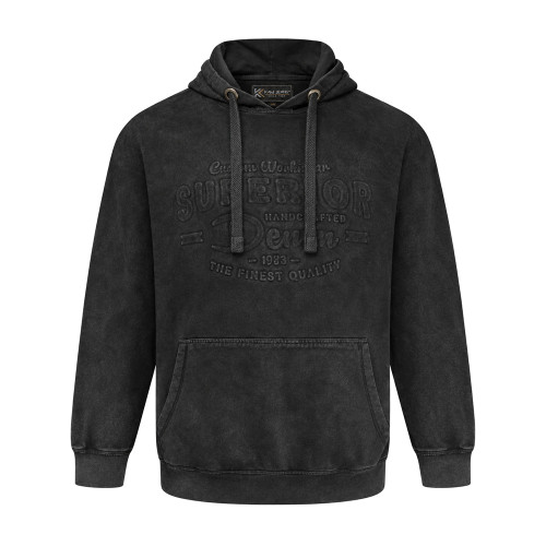 Hooded Top Washed Black