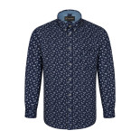 All Over Floral Print Shirt NAVY