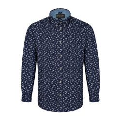 All Over Floral Print Shirt NAVY