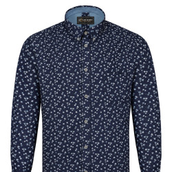 All Over Floral Print Shirt NAVY