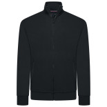 Zip Up Sweat Top BLACK