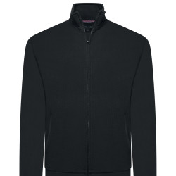 Zip Up Sweat Top BLACK
