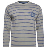 L/S Stripe Vintage Print Tee LAUREL OAK