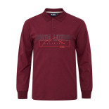 North Pique Polo Bordeaux 