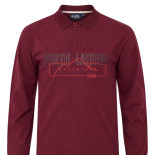 North Pique Polo Bordeaux 