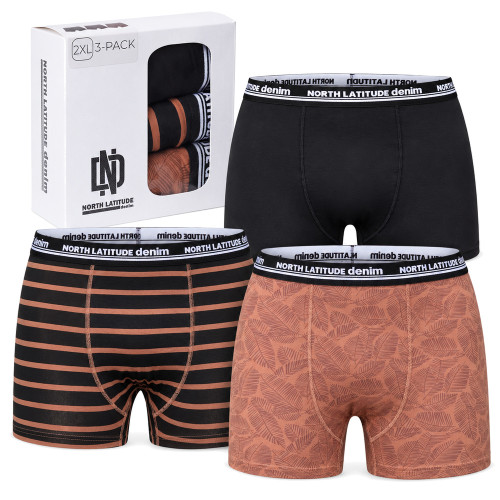 3 Pack Stylish Boxer Shorts