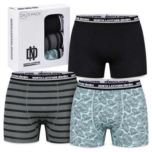 3 Pack Stylish Boxer Shorts