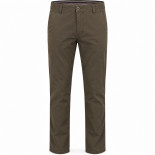 Odessa Stretchable Fine Printed Chino Brown
