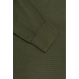 8904 - Self Designed Knitted Crewneck Olive Green