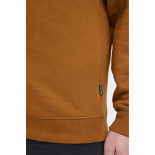 8940 Sweater With Chest Print Caramel