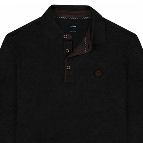 PS-301 Polo Shirts Jersey Peach Finish Black