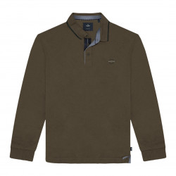 3058 Polo Pique L/S high Density Print  PURO