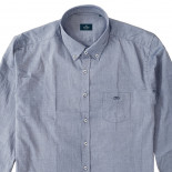 5058 - 100% Oxford Cotton Shirt Navy