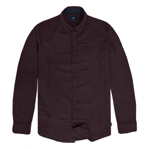5115 100% Oxford Cotton Shirt AUBERGINE