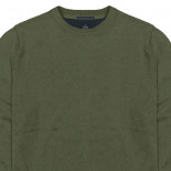 8019 Knits Crewneck MOSS GREEN MELANGE
