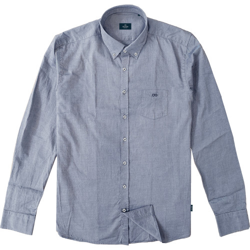 5058 - 100% Oxford Cotton Shirt Navy