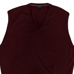 8022 Knits Vest BORDEAUX MELANGE