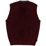 8022 Knits Vest BORDEAUX MELANGE