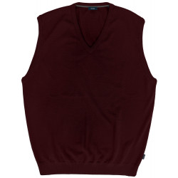 8022 Knits Vest BORDEAUX MELANGE