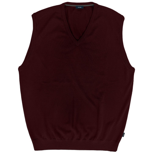 8022 Knits Vest BORDEAUX MELANGE