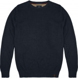 8025 Knits Crewneck Special Yarn BLUE MARINE