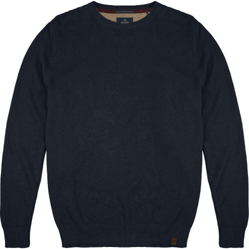8025 Knits Crewneck Special Yarn BLUE MARINE