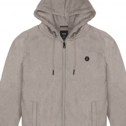 1026 Full-Zip Top LT ASH