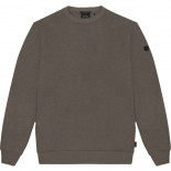 1089 Crewneck Waffle Fabric DK SMOKE