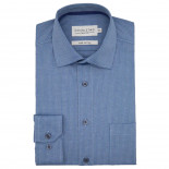4320 Dobby Weave Premium Shirt Blue