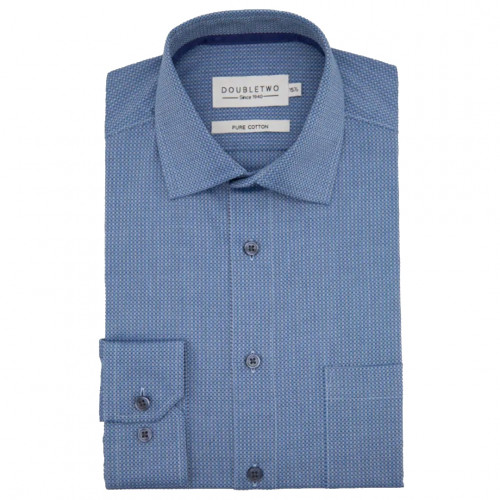4320 Dobby Weave Premium Shirt Blue