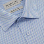 4321 Dobby Weave Premium Shirt Sky Blue