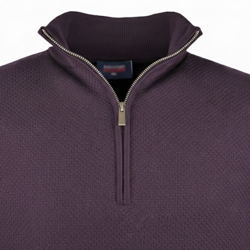 Kw077 Premium 1/4 Zip top Burgandy