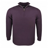 Kw077 Premium 1/4 Zip top Burgandy