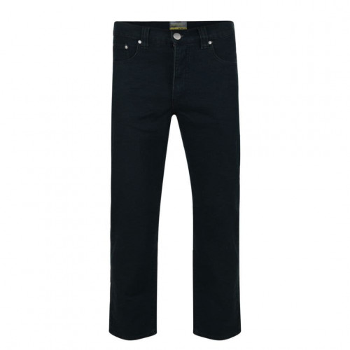 Kam Classic Fit Stretchable Jeans Black