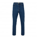 Kam Classic Fit Stretchable Jeans Stone Washed Blue