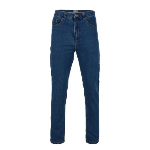 Kam Classic Fit Stretchable Jeans Stone Washed Blue